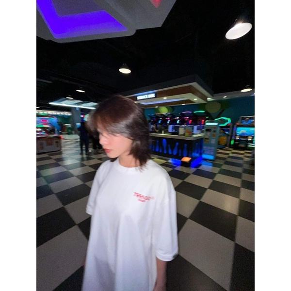 Áo Thun Unisex Form Rộng TeeHolic Logo THS Pixel Màu Đen - Trắng