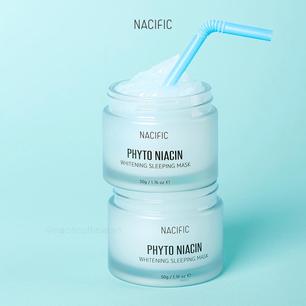 Mặt Nạ Ngủ Dưỡng Trắng Da NACIFIC Phyto Niacin Whitening Sleeping Mask 50g