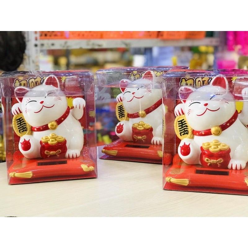 Mèo thần tài vẫy tay, mèo mang lại sự may mắn và thịnh vượng - size nhỏ