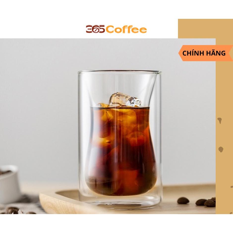 Ly uống cà phê thủy tinh 2 lớp Cafede Kona – chính hãng