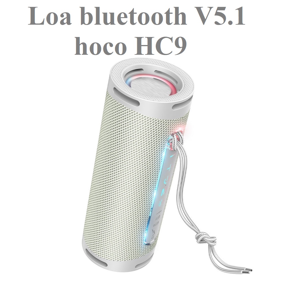 Loa không dây Bluetooth V5.1 hỗ trợ TWS cho điện thoại, laptop hoco HC9 - Hàng chính hãng