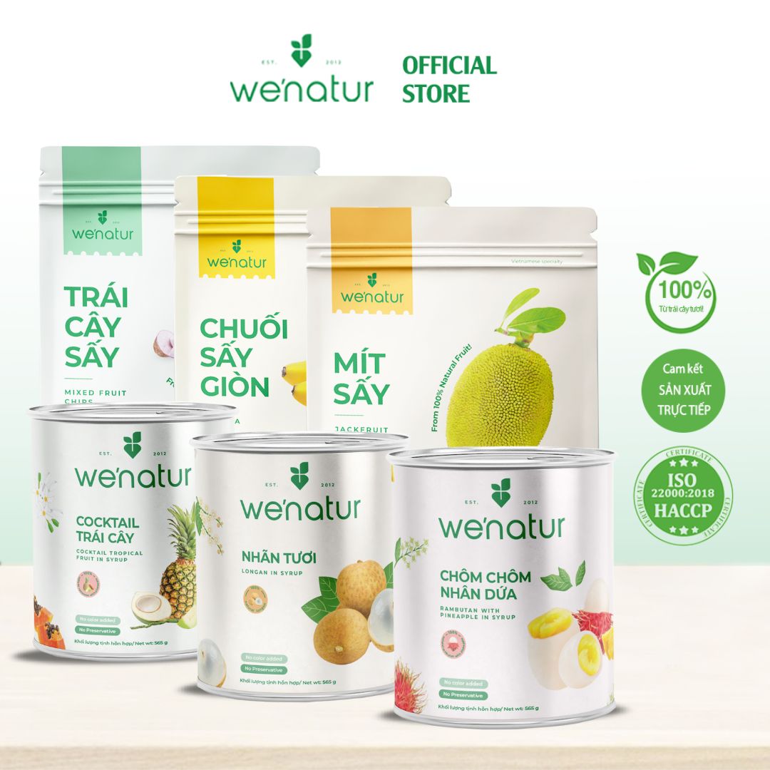 Combo 6 sản phẩm "Ngon lành" nhà we'natur