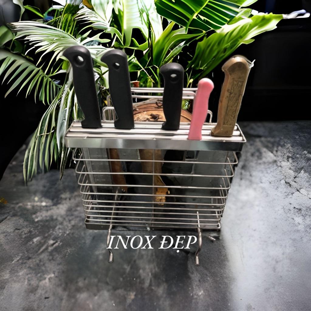 Kệ dao 2 thớt chuẩn 100% inox 304 cao cấp chống rỉ sét chống ăn mòn an toàn vệ sinh