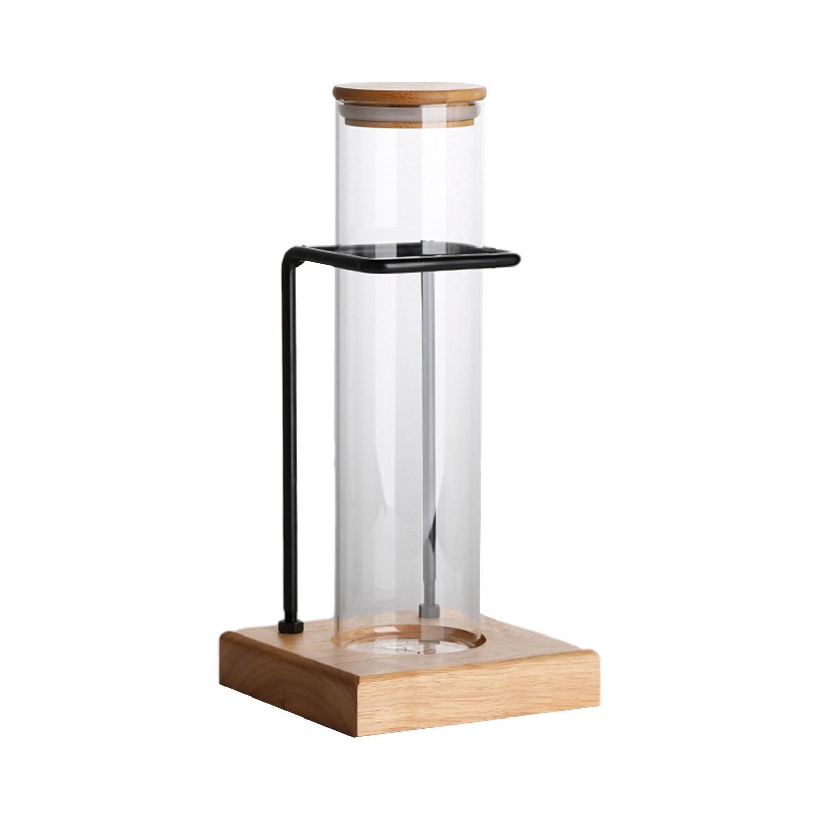 Household Tea Display Rack Glass Bottle Spice Rack for Tea