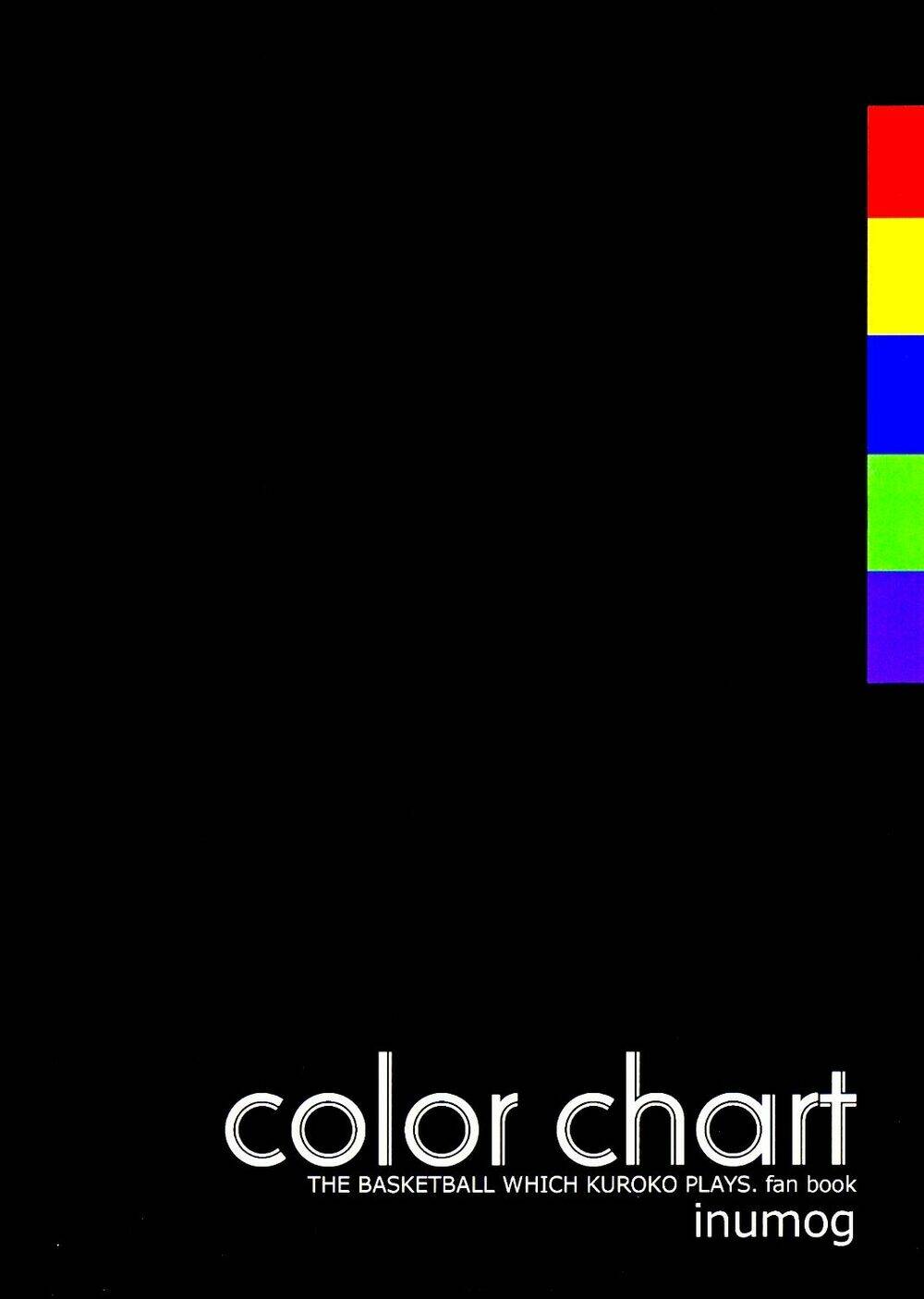 kuroko – tuyển thủ vô hình: color chart 1 chapter 1 22