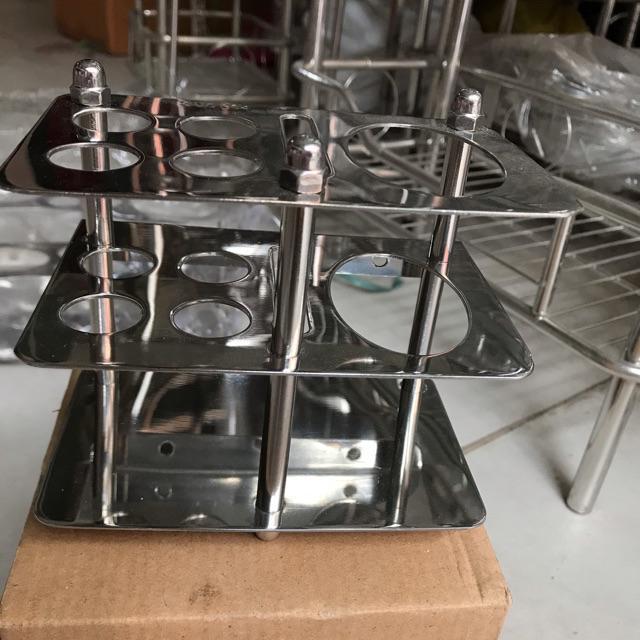 Kệ Bàn Chải Kem Đánh Răng 100% Inox 304 Nhà Tắm Cao Cấp chống ăn mòn chống rỉ sét