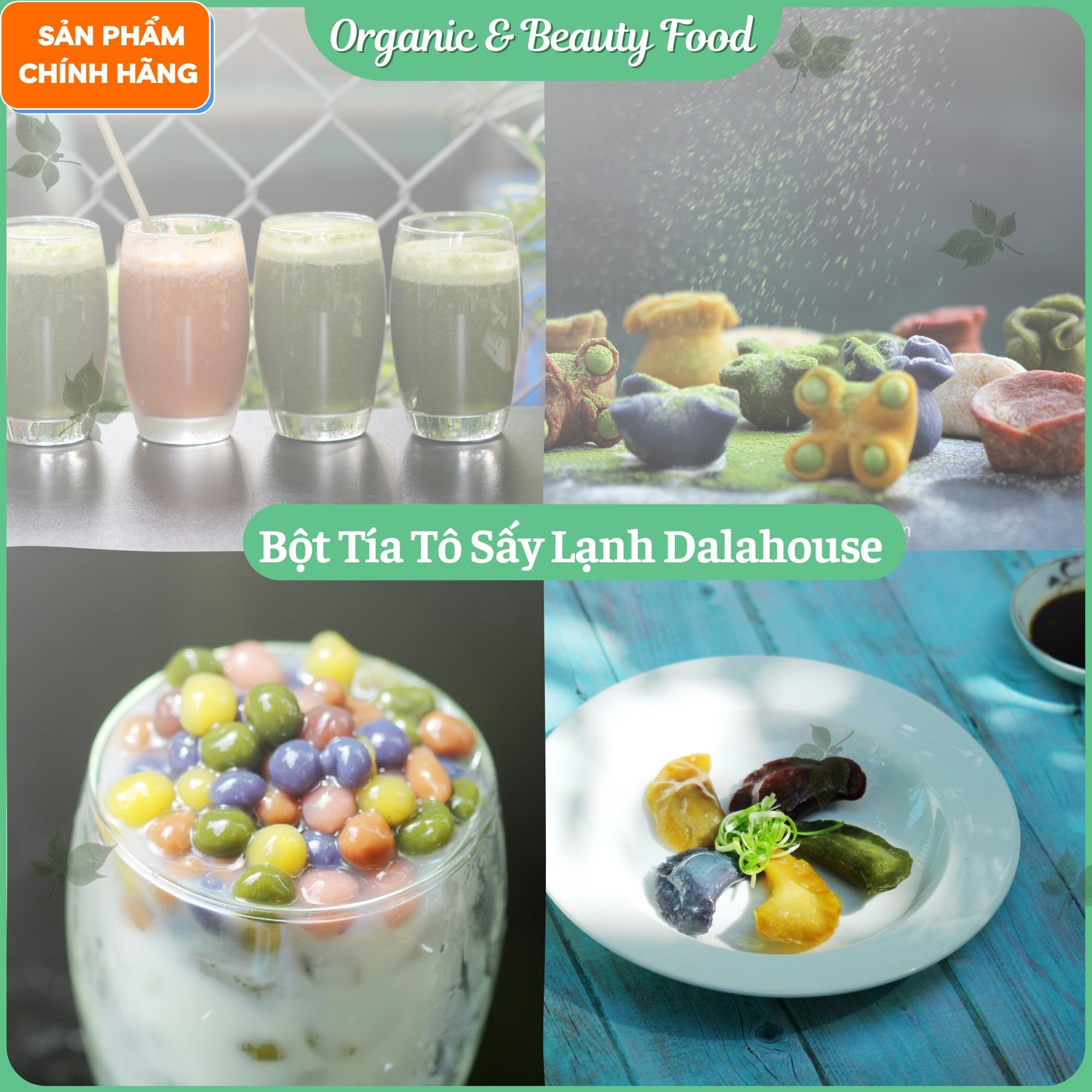 Bột Tía Tô Hữu Cơ Sấy Lạnh Nguyên Chất Dalahouse - Lon 120g - Hỗ trợ trị bệnh gút- Hỗ trợ điều trị cảm cúm - Làm sáng da, thải độc.