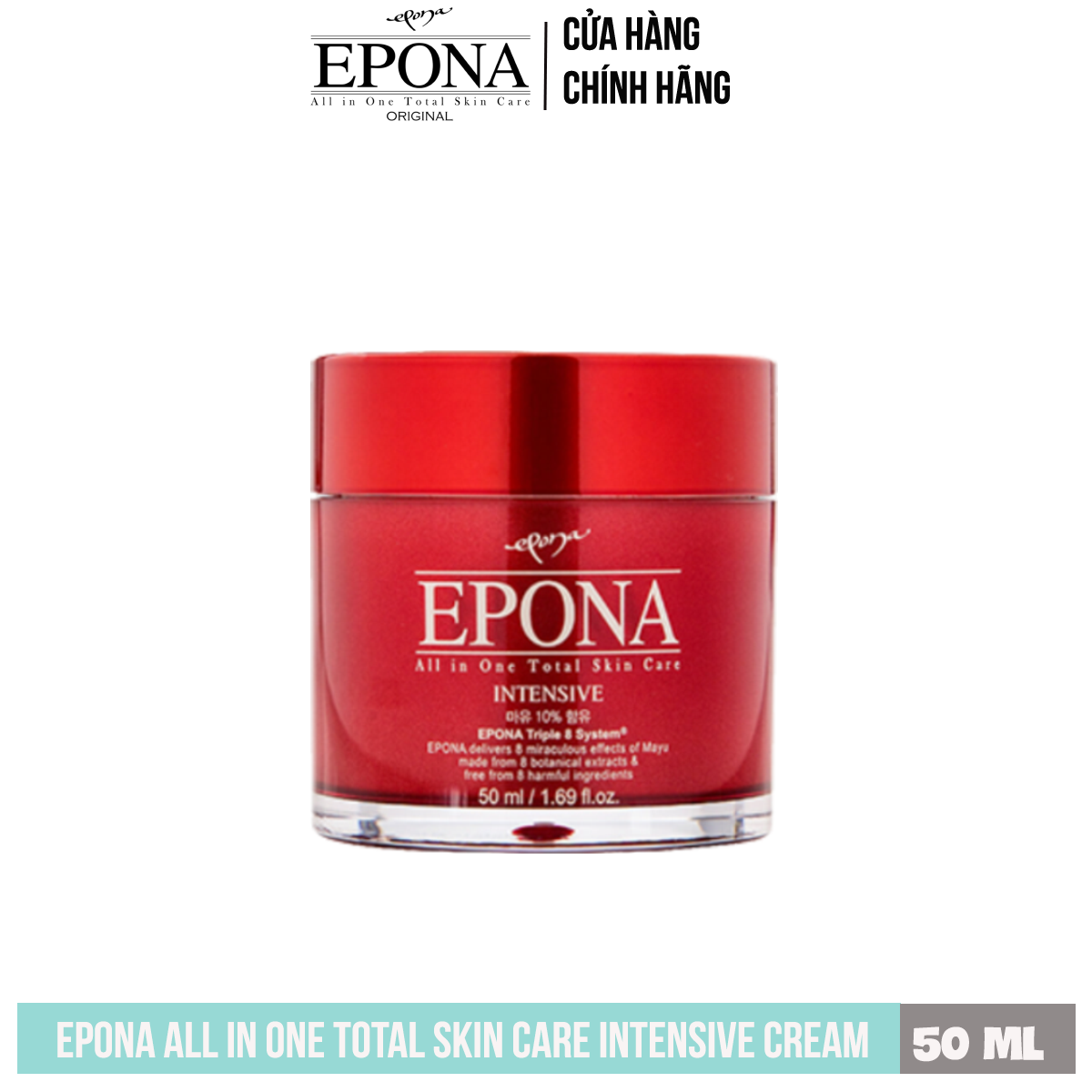 Kem Dưỡng Trắng Da Toàn Diện Epona All In One Total Skin Care 50ml