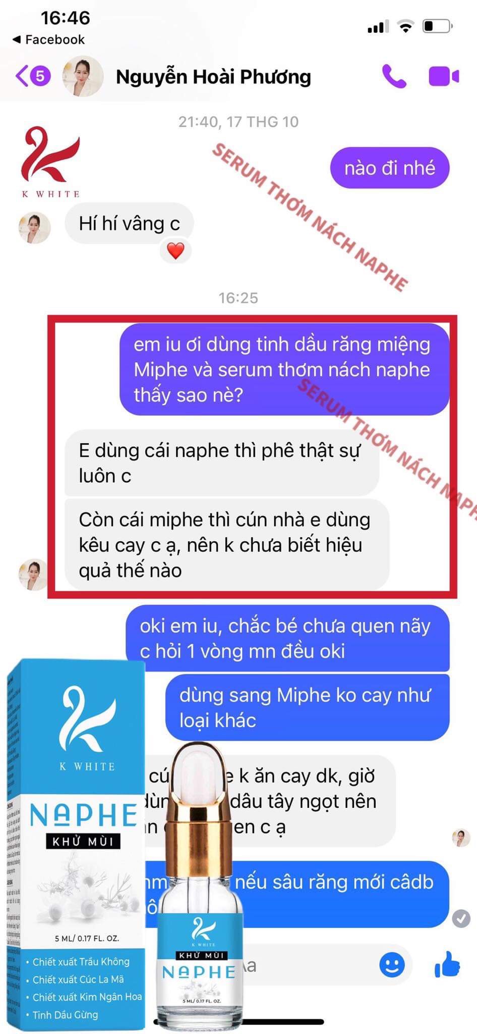 Serum Thơm Nách NAPHE