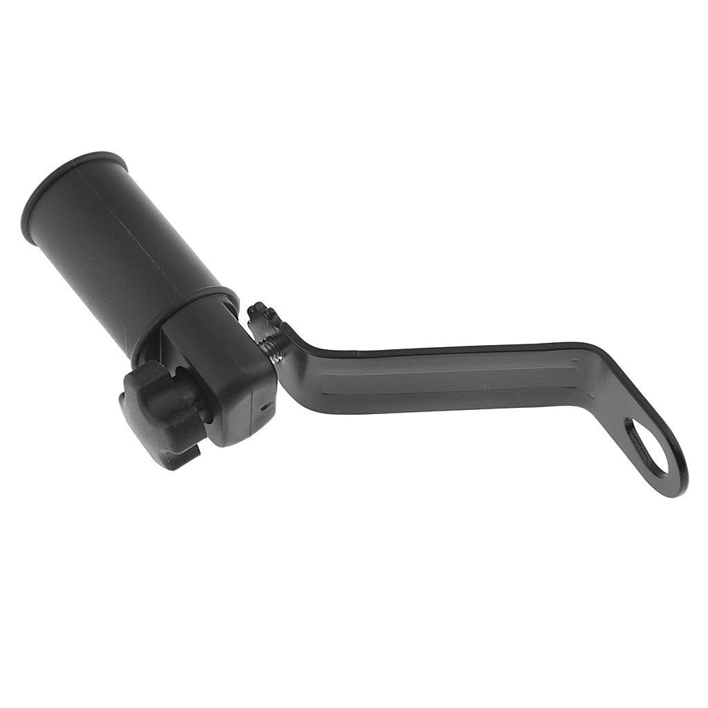 Motorcycle Rearview Mirror Phone Handlebar USB Charger Holder Bracket