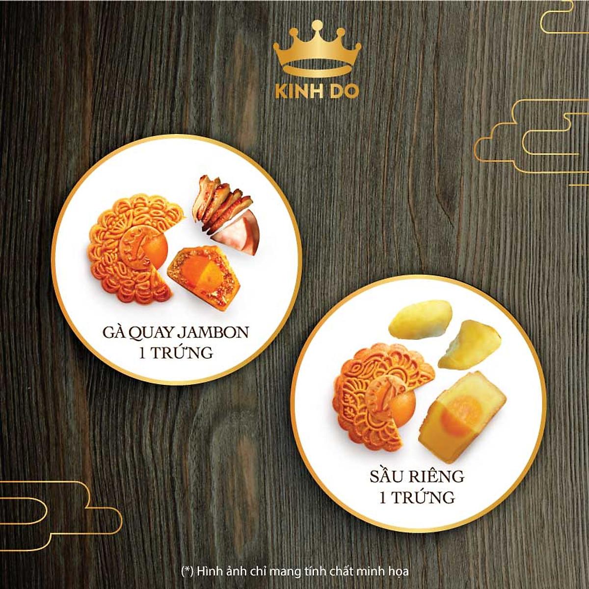 HỘP 2 BÁNH TRUNG THU KINH ĐÔ - THU HẠNH PHÚC 150GRAM