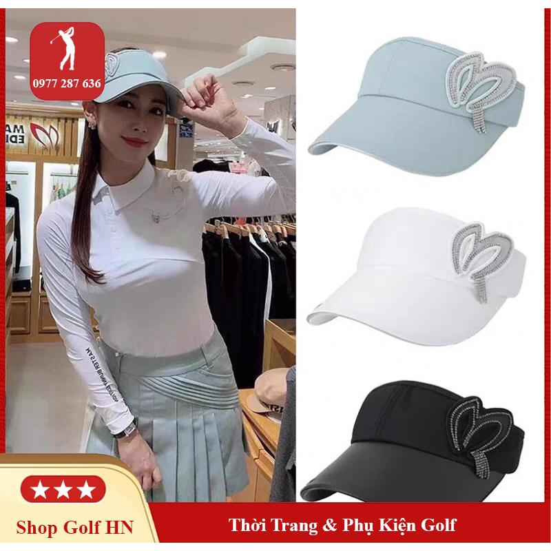 Mũ golf nữ nửa đầu thời trang chống nắng cao cấp MG026