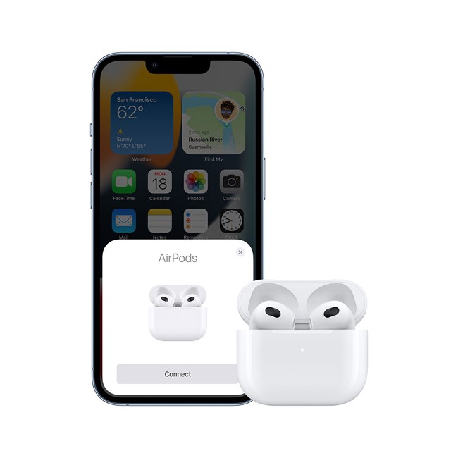 Hình ảnh Apple AirPods 3 2022 sạc Lightning - MPNY3