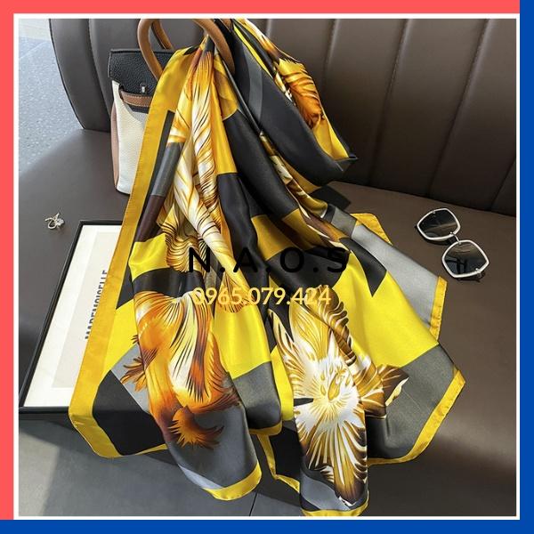 Khăn choàng lụa dài 90x180cm quàng cổ-Qùa tặng 20/10-quà tặng sinh nhật-quà tặng 8/3-quà tặng 20/11