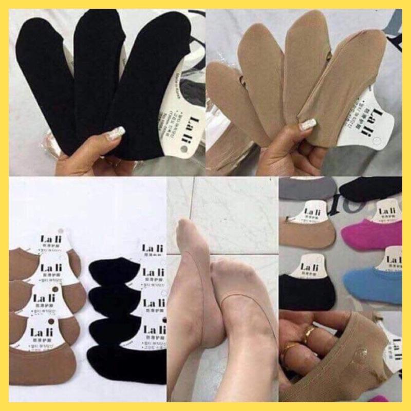 10 tất giấy nửa bàn xuất Nhật dạng tất đi hài chống trượt