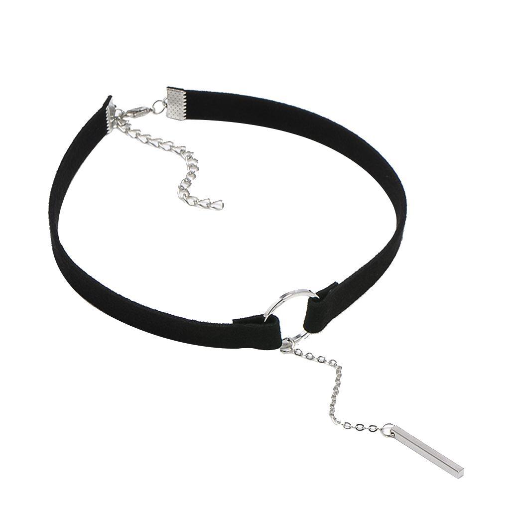 Choker Collar Chain Pendant Necklace Party Prom Fancy Elegant Decor