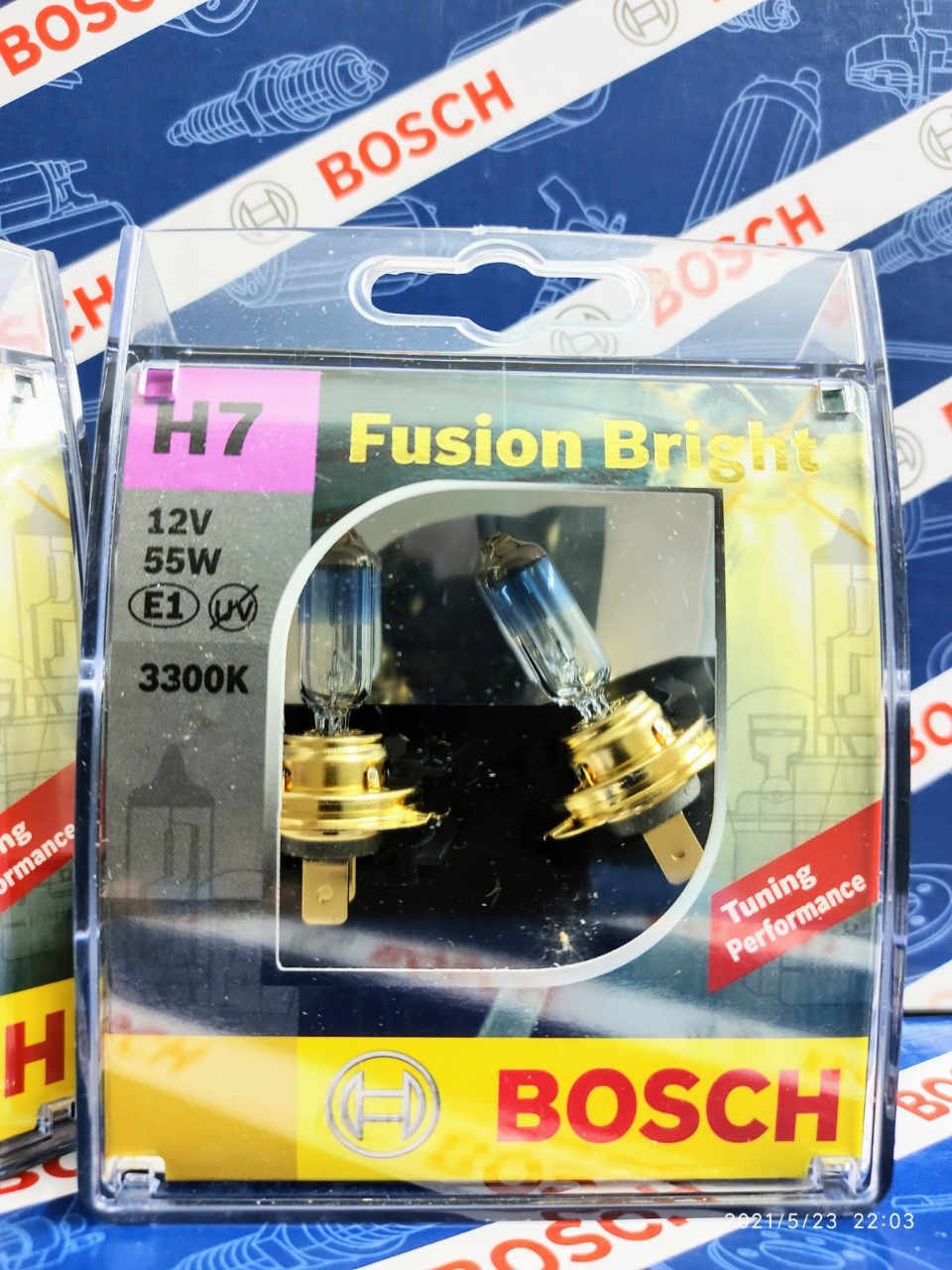 Bóng Đèn Tăng Sáng Bosch H7 12V 55W Plus +90% (Vỉ 1 Bóng)