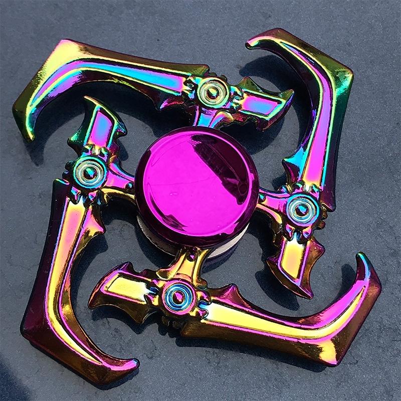 Con Quay Spinner 4 Cánh, Bông Hoa, Bánh Lái, Bầu Tiên, Tháp Eiffen, Mũi Tên - Bằng Thép, Quay Vô Cực