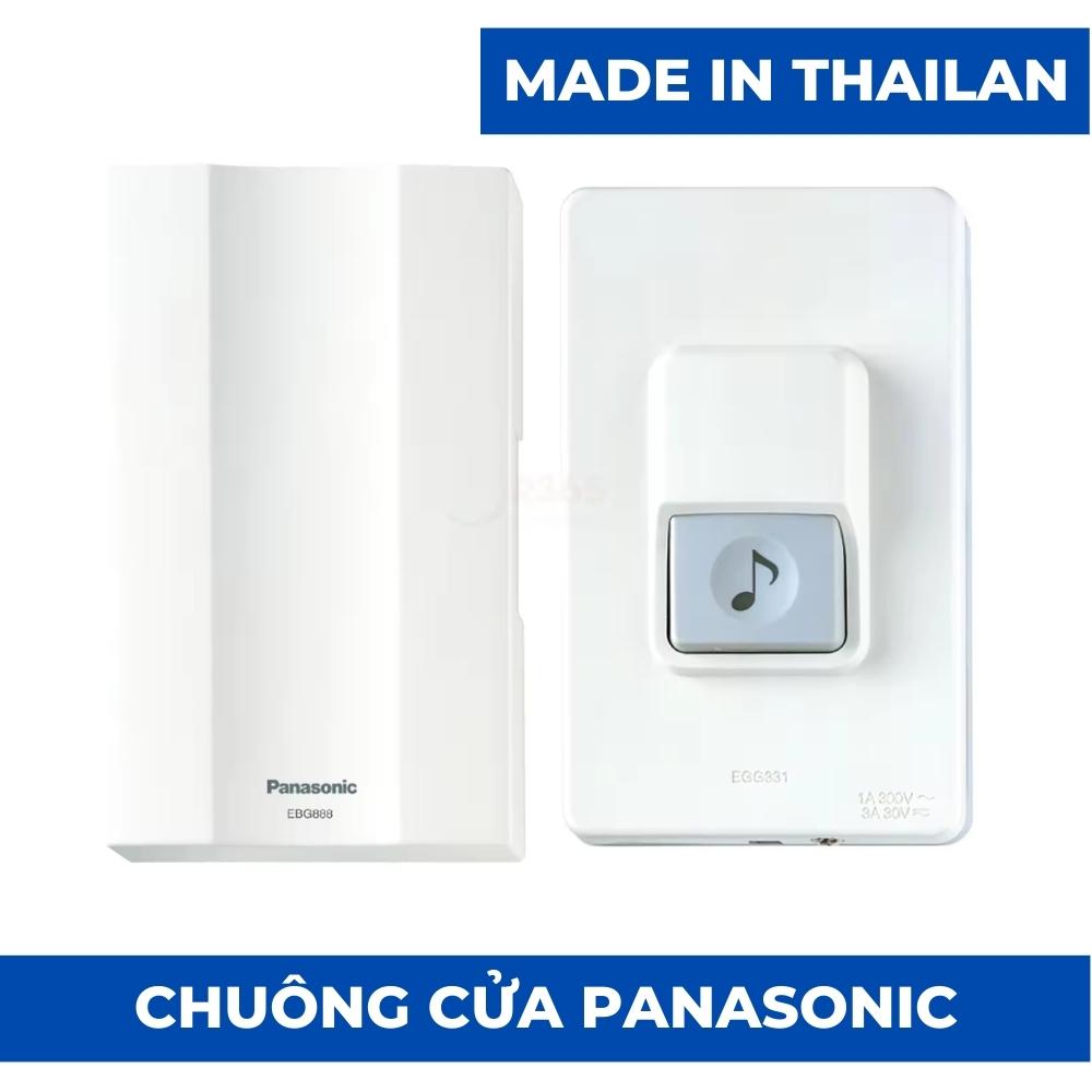 Bộ chuông cửa Pana.sonic - Made in Thái Lan thiết kế đẹp chắc chắc, siêu bền, tín hiệu ổn định, chất lượng uy tín