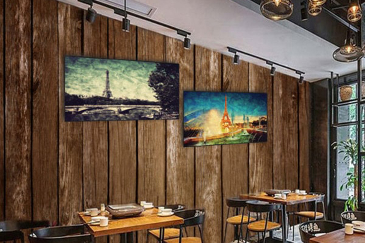 Bộ 2 Tranh Trang Trí Phòng Khách &quot;Paris&quot; - W214