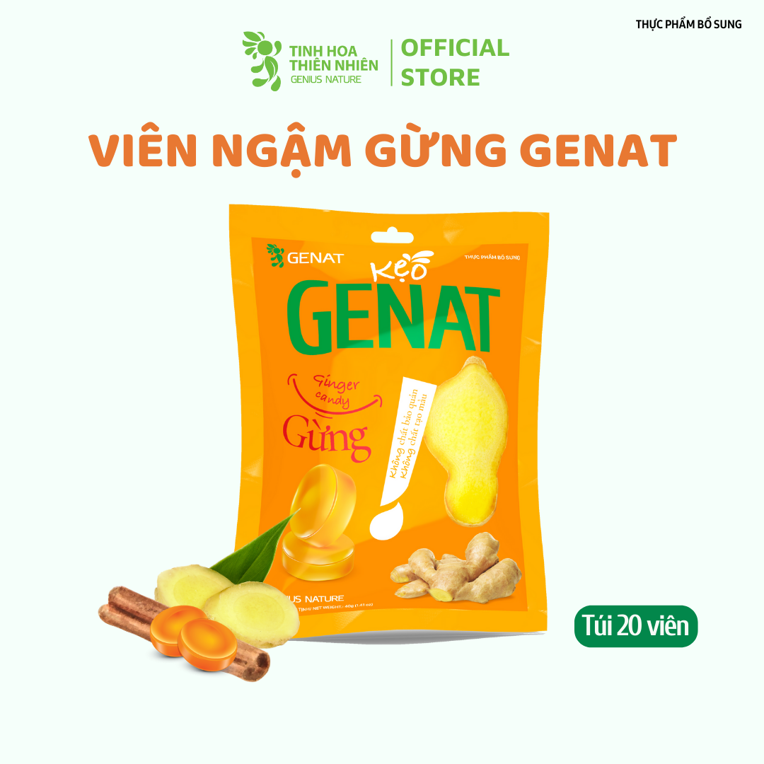 Kẹo Gừng Genat - Genat - Tinh Hoa Thiên Nhiên