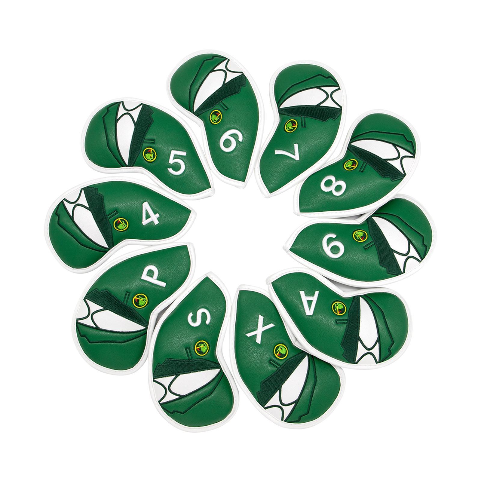 PU Leather Golf Head Covers Set for Golf Clubs Headcovers Protector