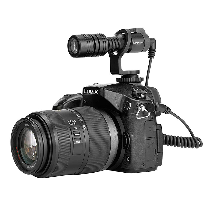 Micro Video Mini Saramonic Vmic Mini Cho Máy Ảnh DSLR Và Điện Thoại - Hàng Chính Hãng