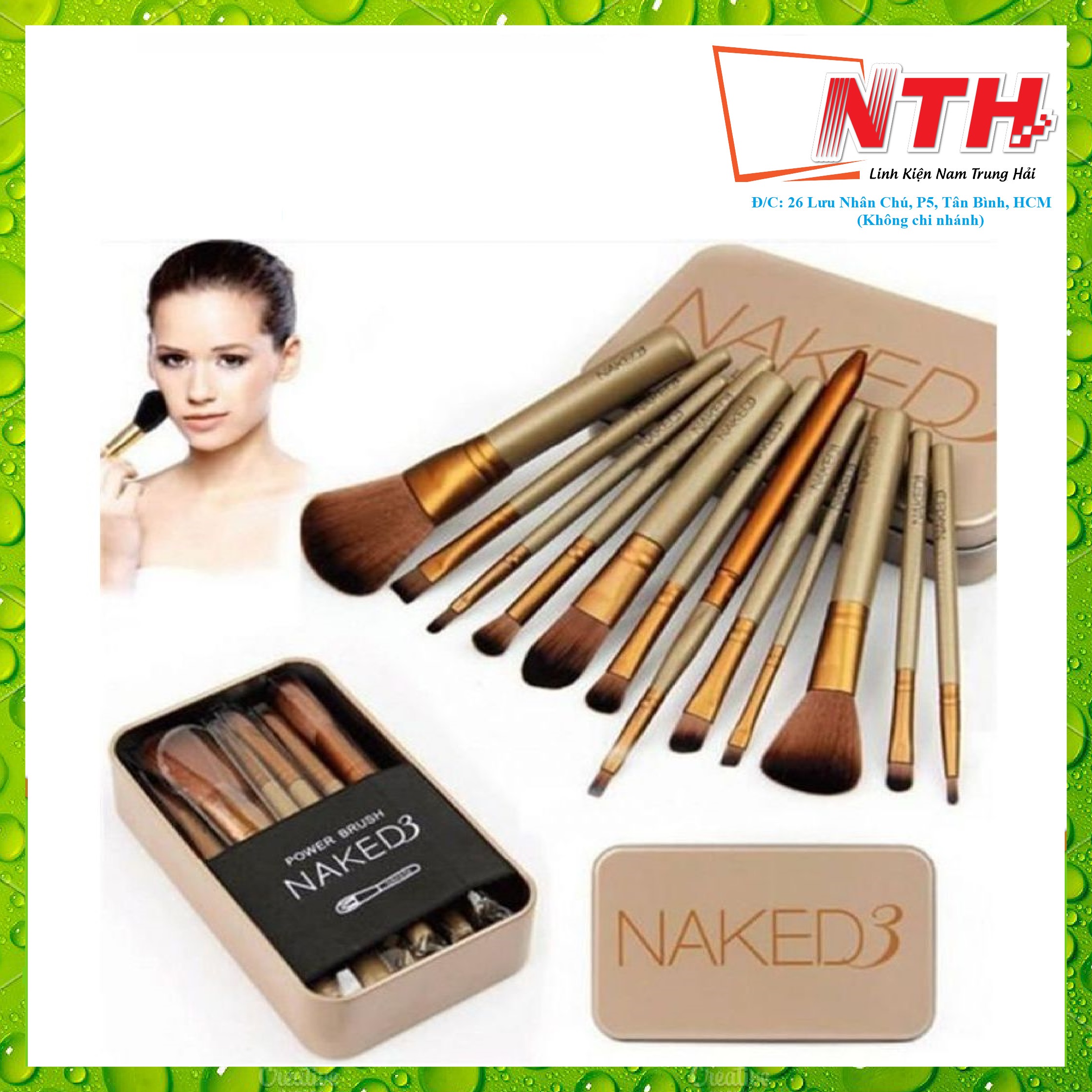 BỘ 12 CỌ TRANG ĐIỂM NAKED 3