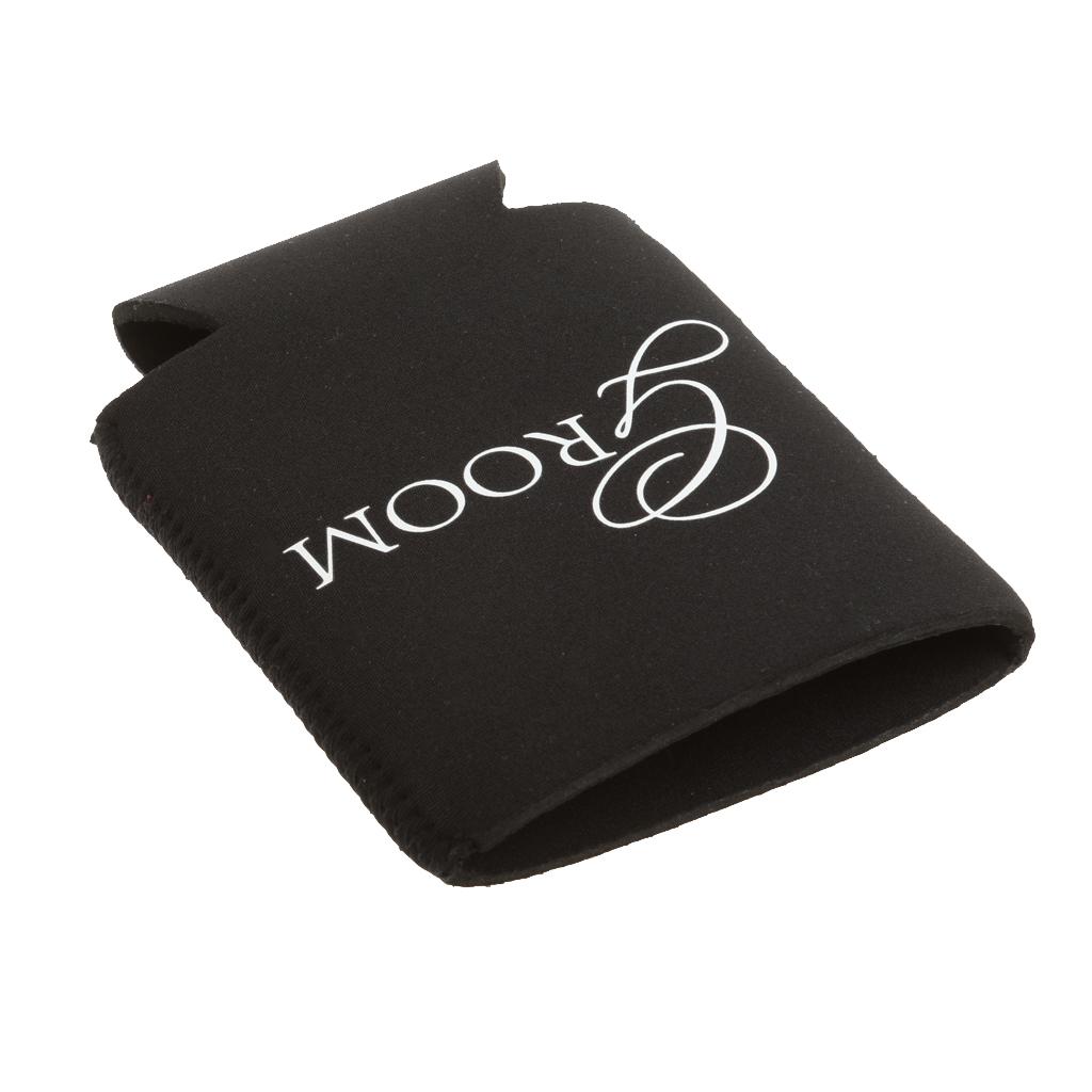 10x"Groom" Sleeve Protection Insulation Neoprene Can Cooler Black