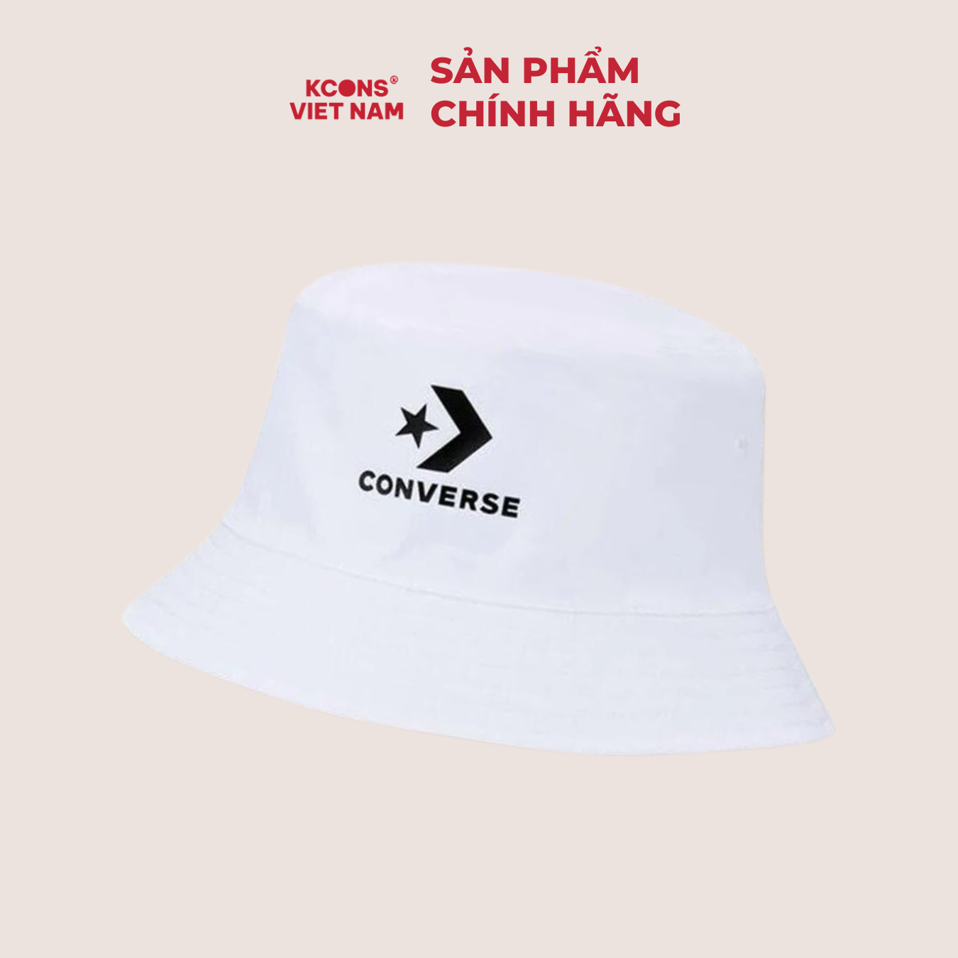 Nón Converse Logo Reversible Bucket Hat 10024563-A04 [Có Thể Sử Dụng Hai Mặt]
