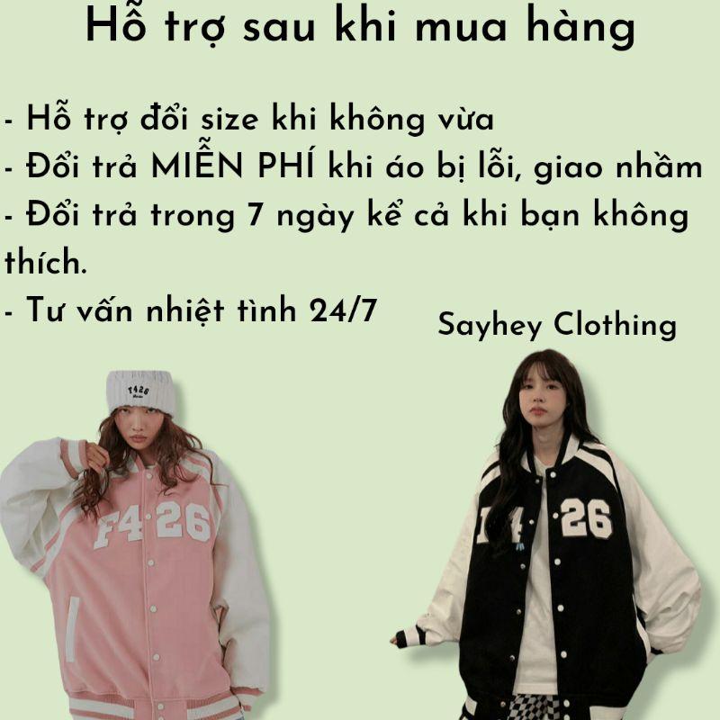 Áo khoác Bonber F426 Ulzzang Form Rộng Unisex Phong Cách Hàn Quốc