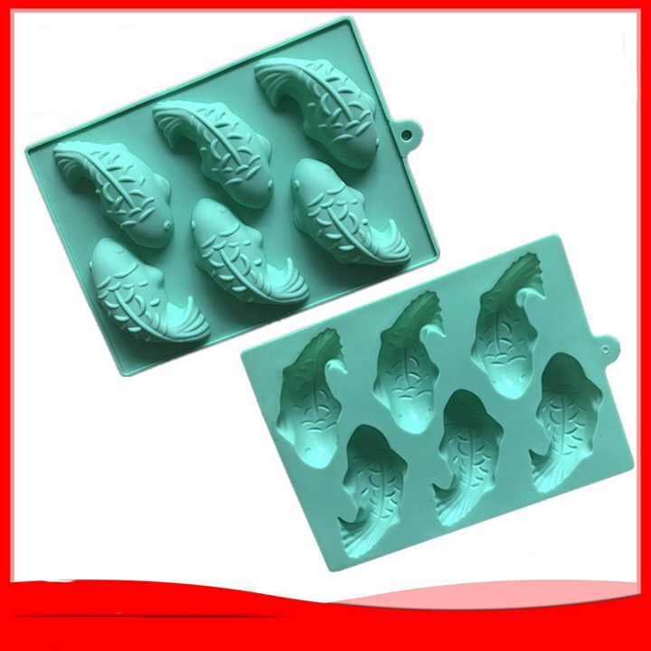 Khuôn silicon cá koi