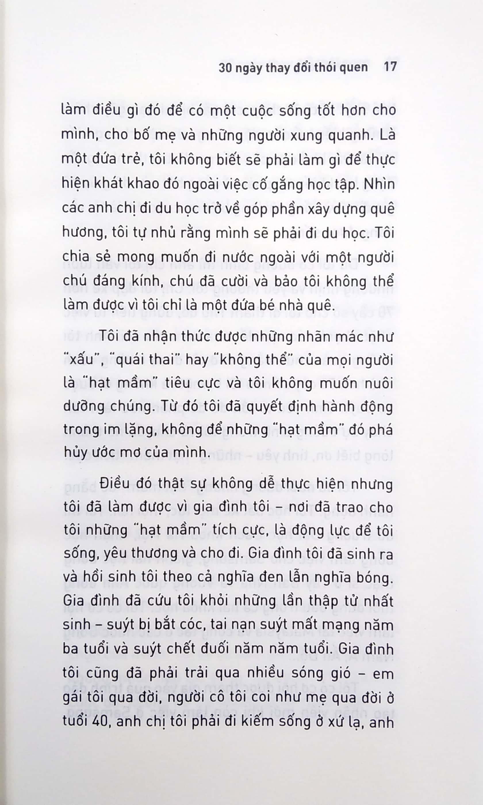 30 Ngày Thay Đổi Thói Quen