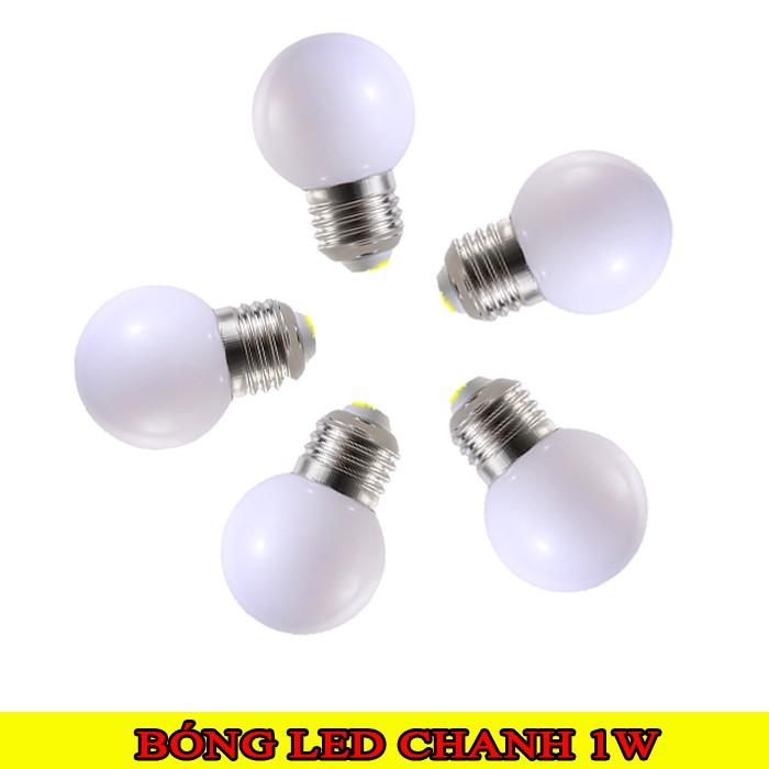 Bóng led chanh 1w cao cấp chuẩn chống nước dùng cho trang trí, đèn ngủ