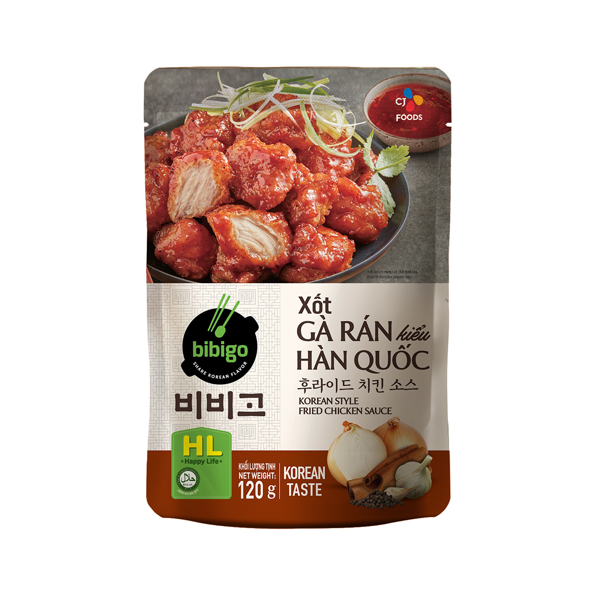 Xốt Gà Rán Kiểu Hàn Quốc Bibigo 120g