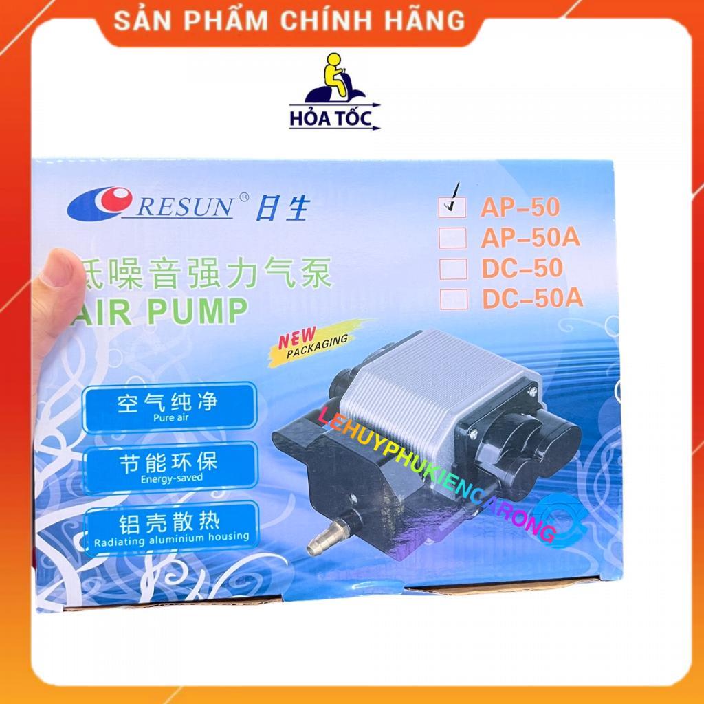 Máy Sủi Oxy Bể Cá Siêu Tiết Kiệm Điện, Giảm Ổn Có Thể Chia 6, Chia 8 Resun AP-30 16w/ AP-50 25w