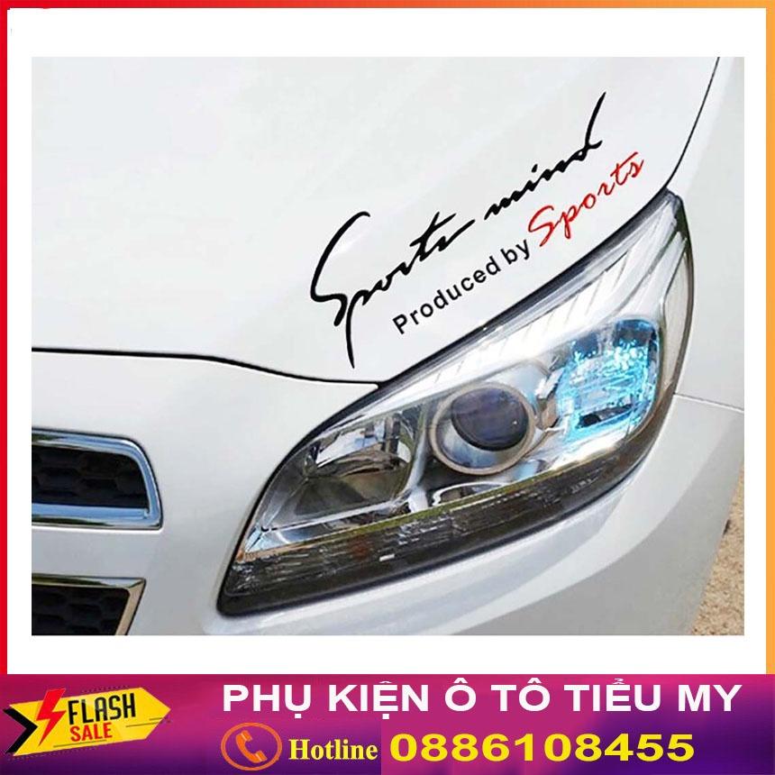 Tem dán trang trí ô tô decal dán trang trí ô tô Sport, tem dán sườn xe tạo dáng xe thể thao hấp dẫn
