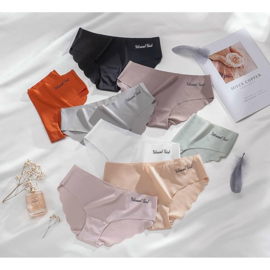 Combo 5c Quần lót nữ su đúc viền sóng không đường may loại đẹp