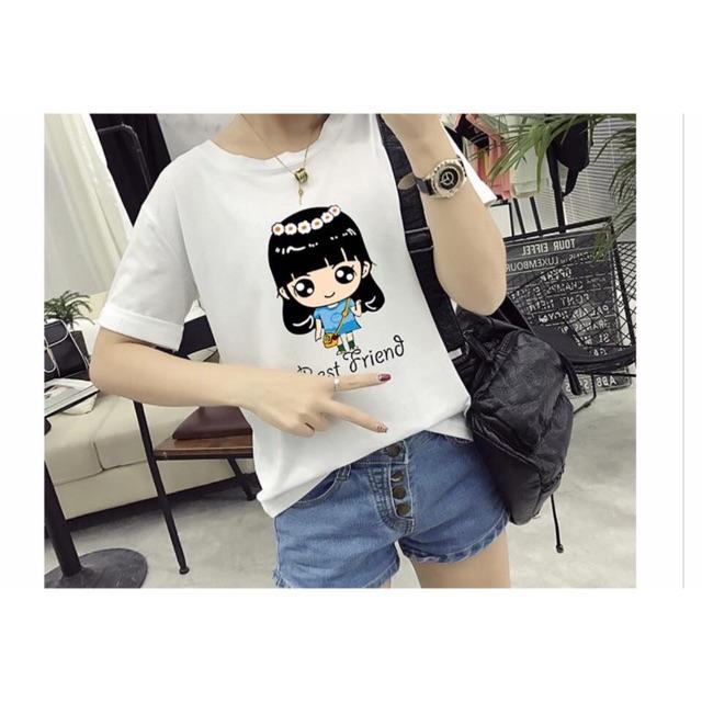 Áo thun có size lớn hình nhiều size