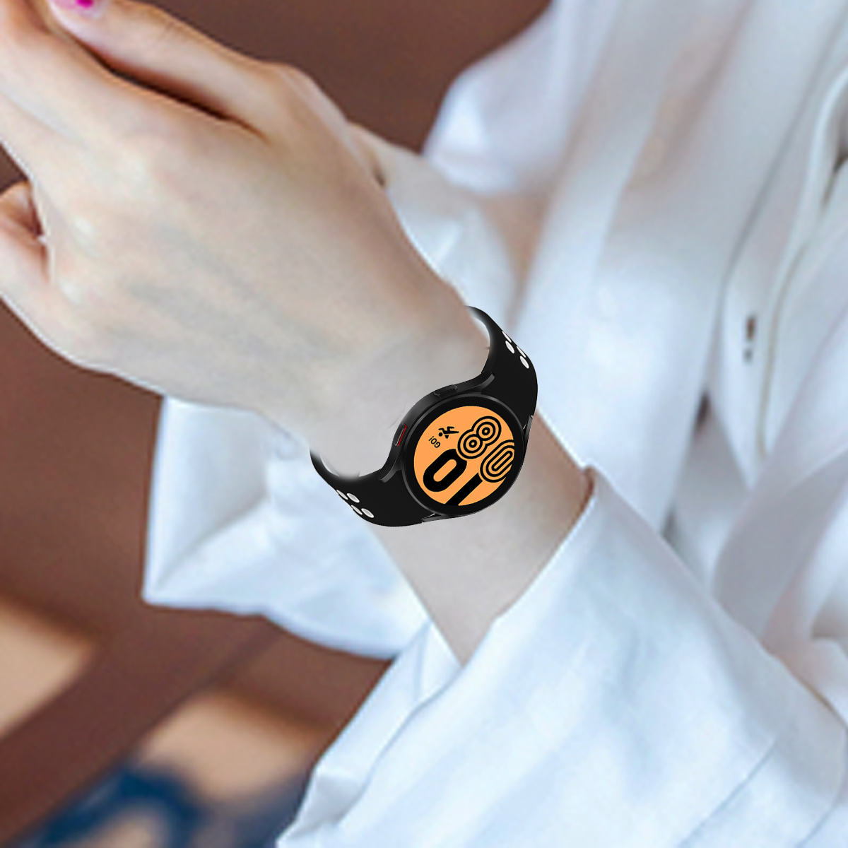 Dây Cao Su Sporty Cho Galaxy Watch 4 / Galaxy Watch 4 Classic Size 40/42/44/46mm