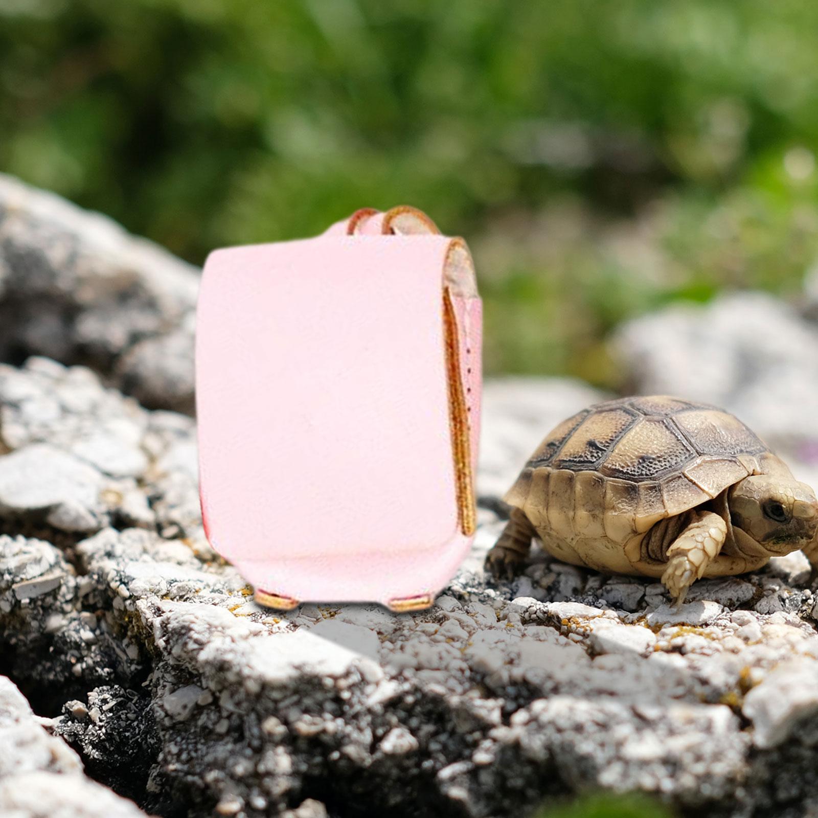 Miniature Doll Backpack Pretend Scene for 1:12 Scale Decorations pink