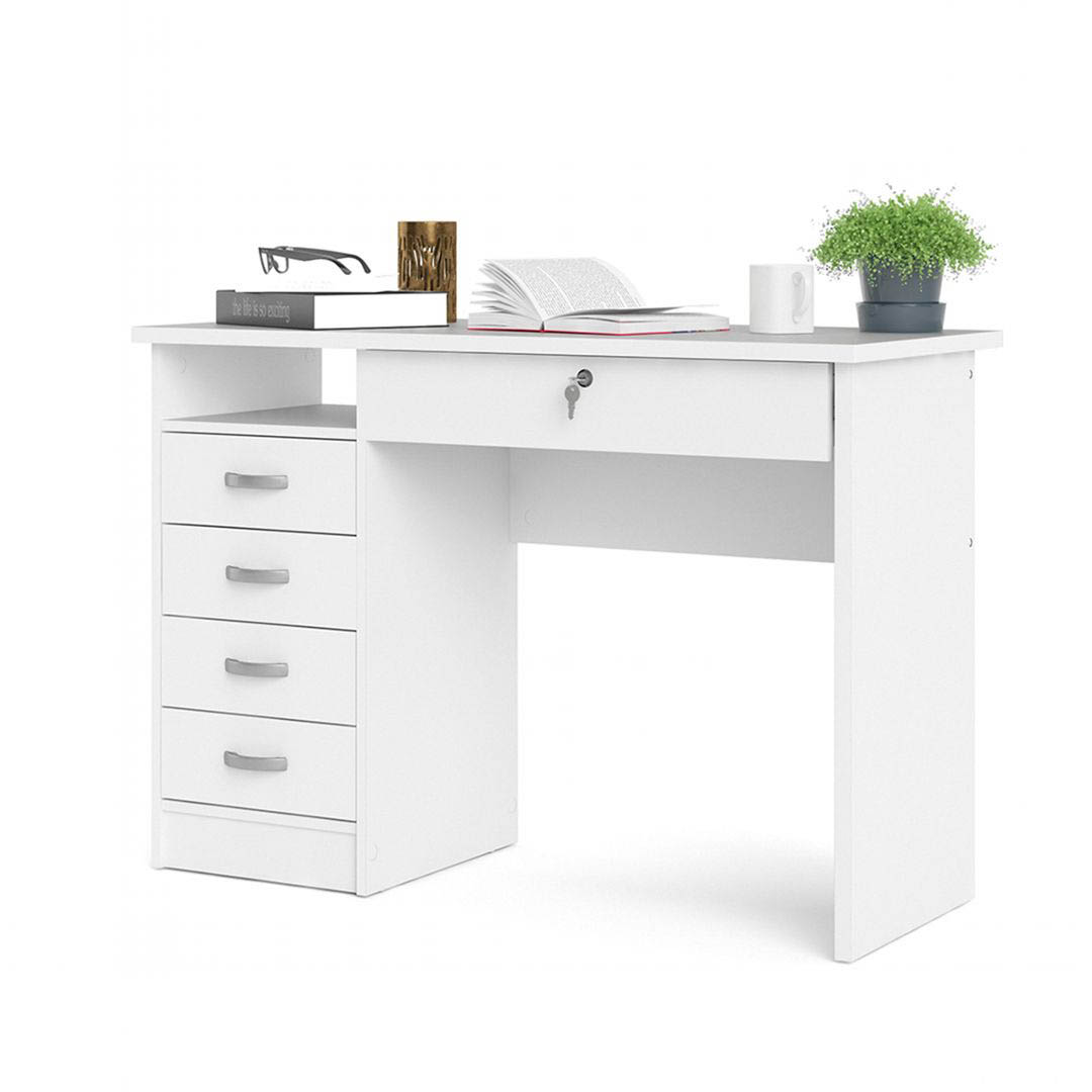 Bàn làm việc, bàn học gỗ hiện đại SMLIFE Dola  | Gỗ MDF dày 17mm chống ẩm | D100xR50xC75cm