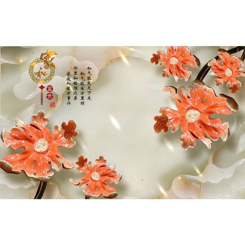 Tranh Dán Tường 3D Cao Cấp BH-153