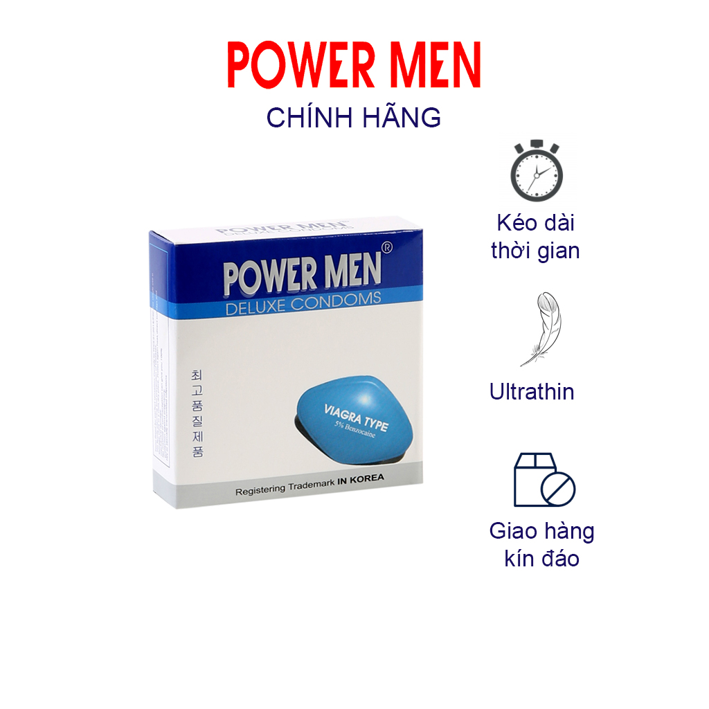 Bao cao su Powermen Viagra 3C