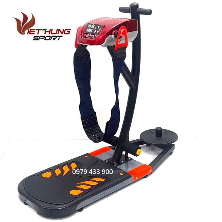 Máy Rung Massage Bụng Đứng Queen Pro-750- Điều Chỉnh 50 Cấp Độ Có Xoay Eo Gập bụng. Mẫu mới dây đai lớn pát móc chống ồn. Bảo hàng đổi mới 12 tháng