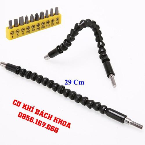 Bộ phụ kiện máy khoan 22 chi tiết -siết bulong-đầu vít-dây nối dài chuyển hướng