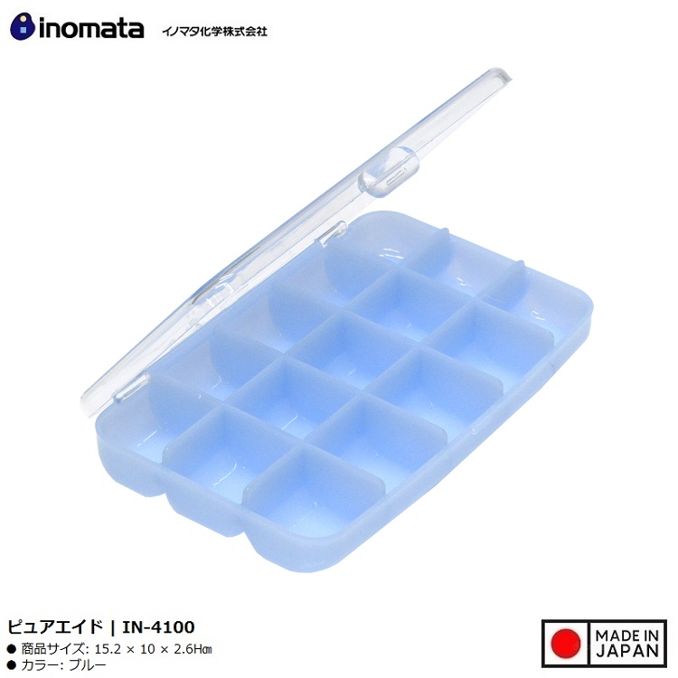 Hộp đựng thuốc chia ngăn Inomata Pure Aid- Hàng nội địa Nhật Bản nhập khẩu chính hãng