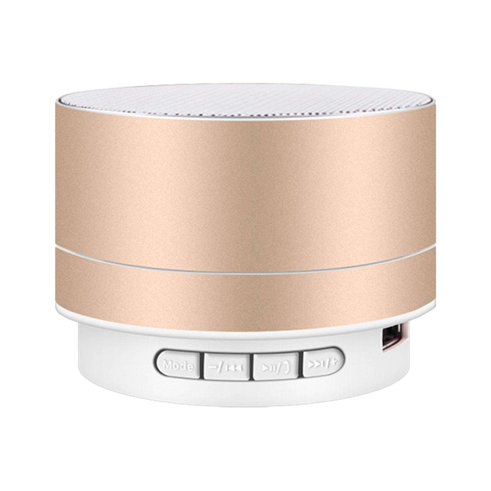 Loa Mini Bt Có Đèn 7 Màu Không Dây Nhỏ Có Thể Sạc Lại Usb Di Động Cho Văn Phòng Du Lịch Ngoài Trời