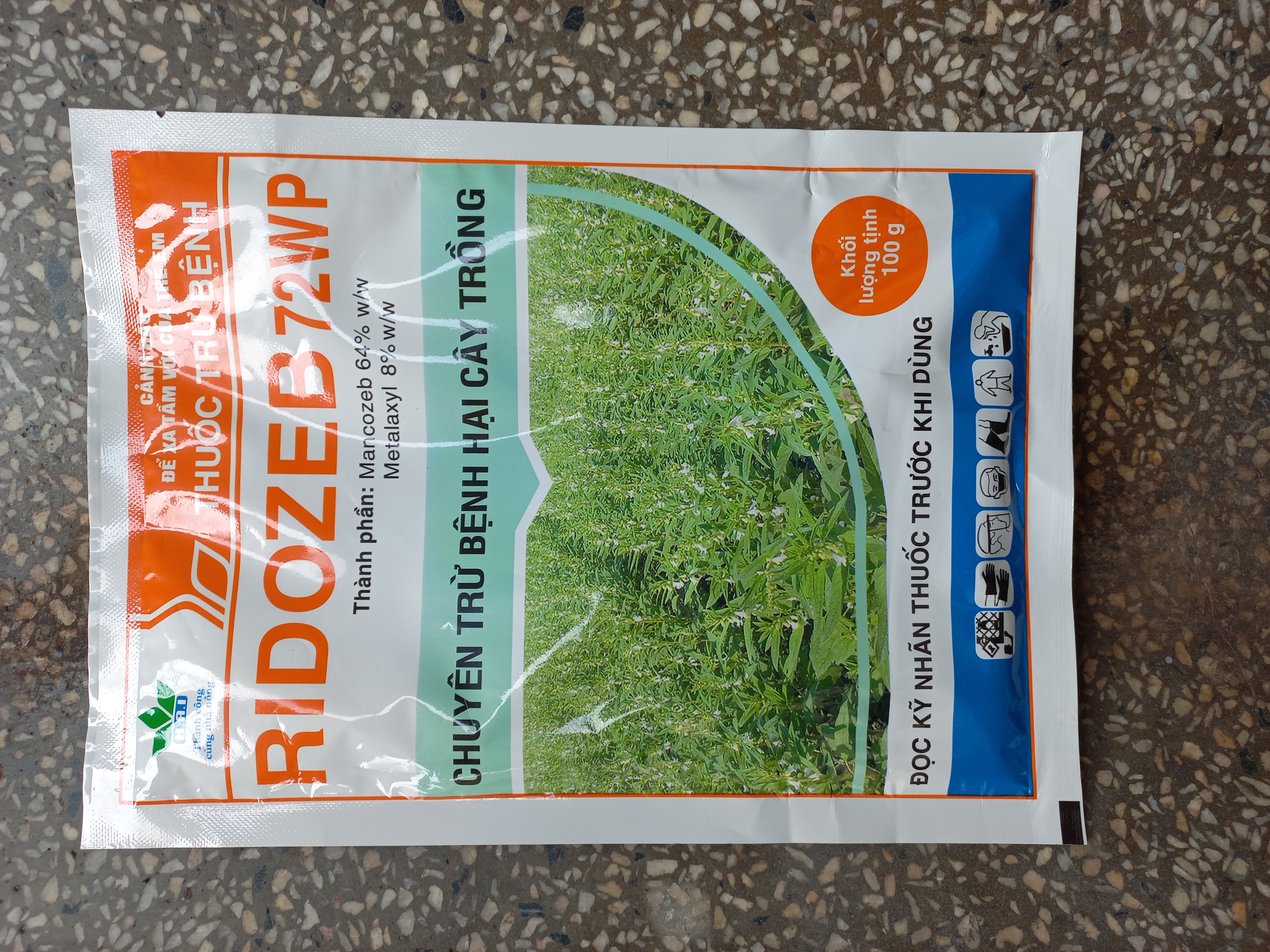 Chế phẩm trừ bệnh Ridozeb 72WP 100g