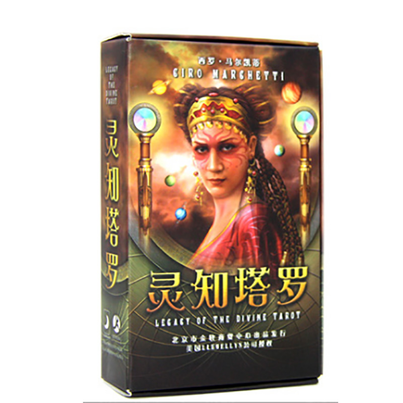 Combo Bộ Thẻ Bài Bói Legagy Of The Divine Tarot+Túi Nhung
